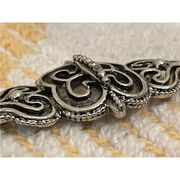 Vintage Hollycraft Extremely Rare Find, Silvertone Adjustable Chain Link Belt - Picture 12 of 15